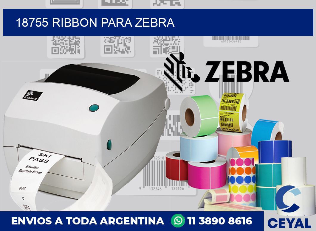 18755 ribbon para zebra