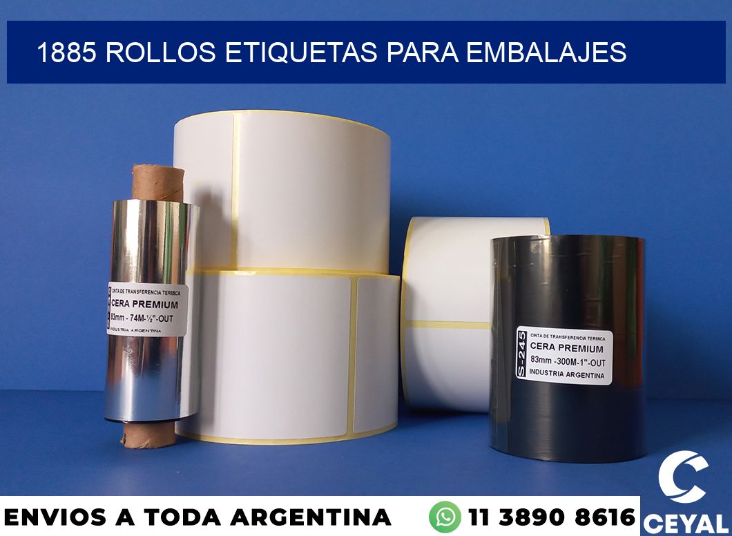 1885 rollos etiquetas para embalajes