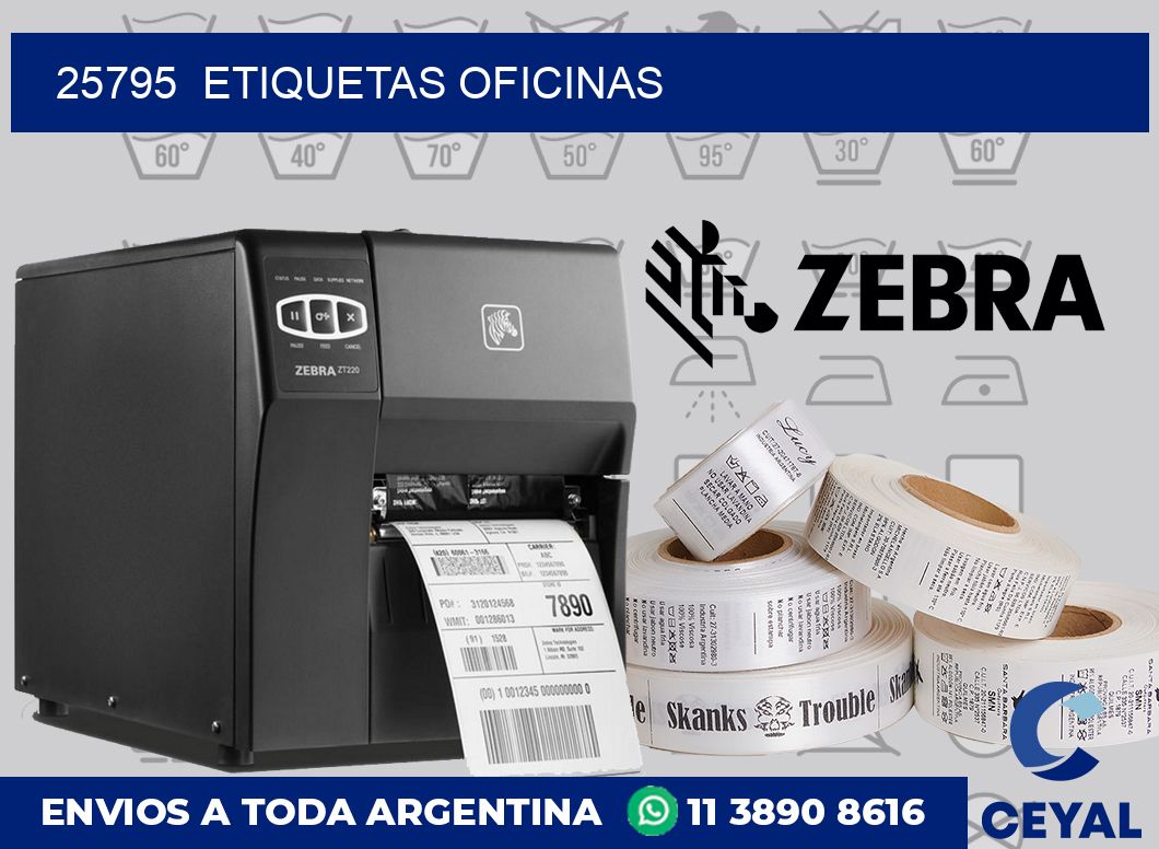 25795  Etiquetas oficinas