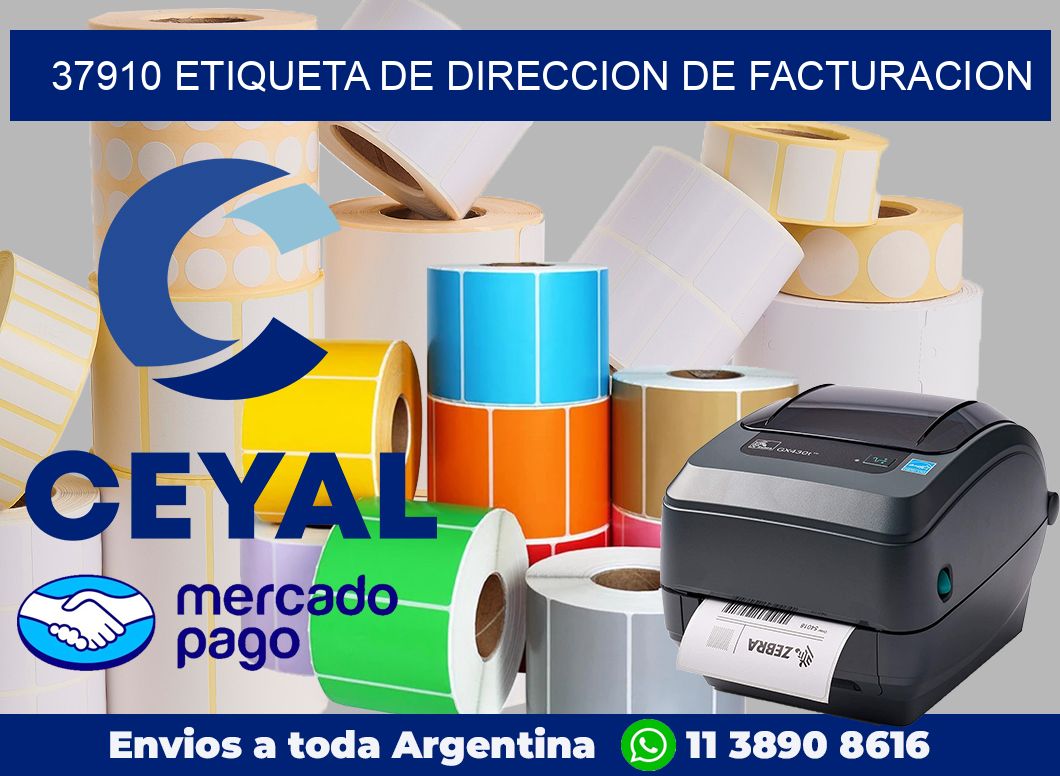 37910 Etiqueta de direccion de facturacion