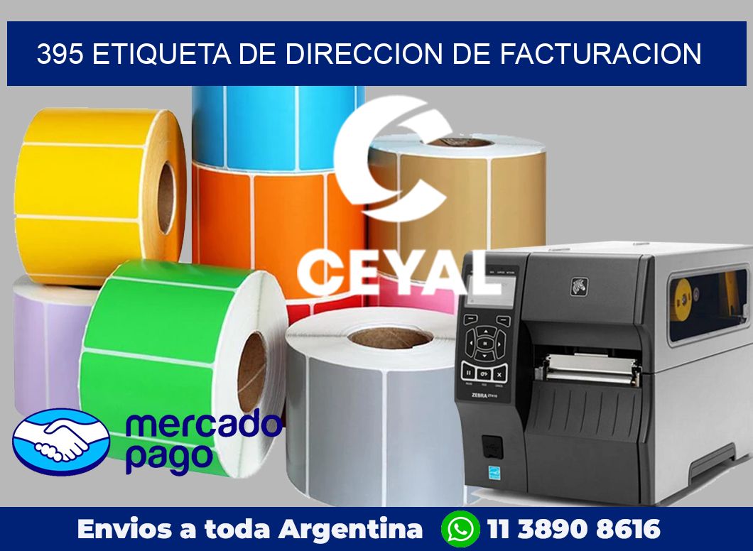 395 Etiqueta de direccion de facturacion