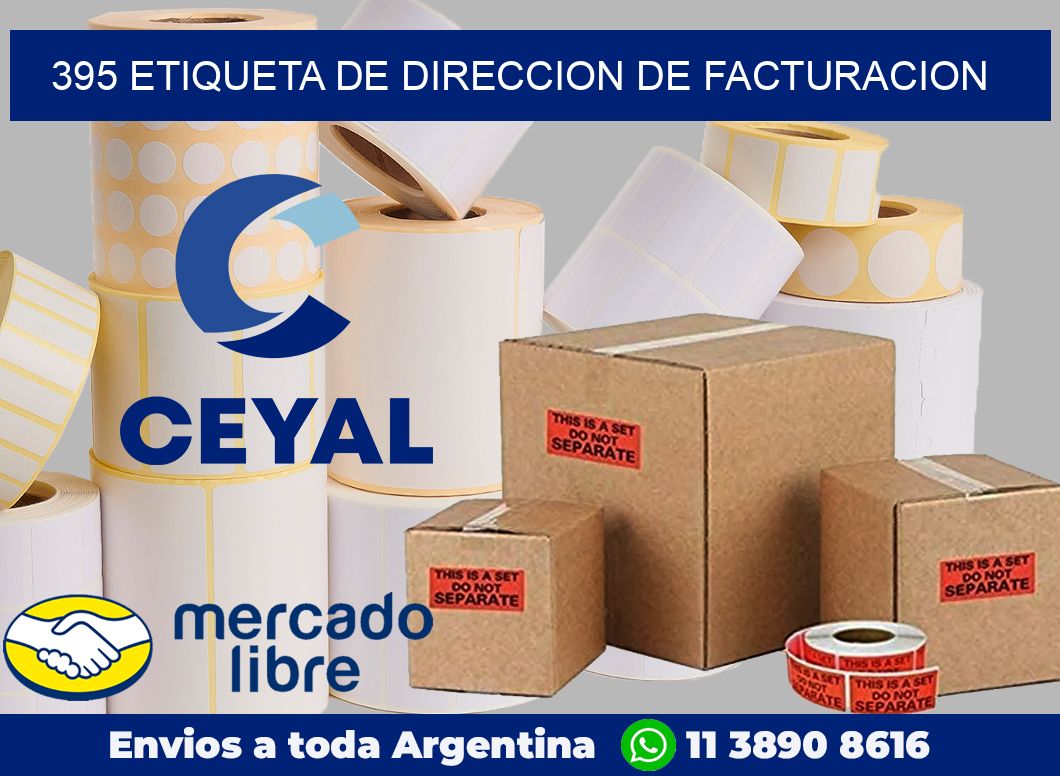 395 Etiqueta de direccion de facturacion