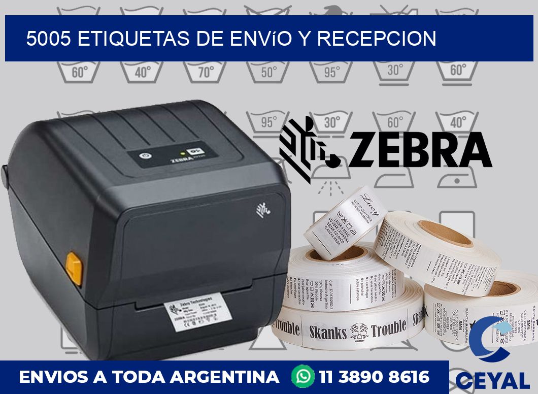 5005 Etiquetas de envío y recepcion