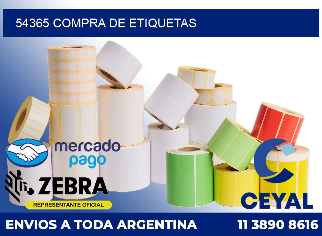 54365 Compra de etiquetas