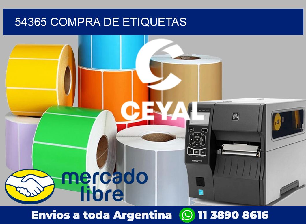 54365 Compra de etiquetas