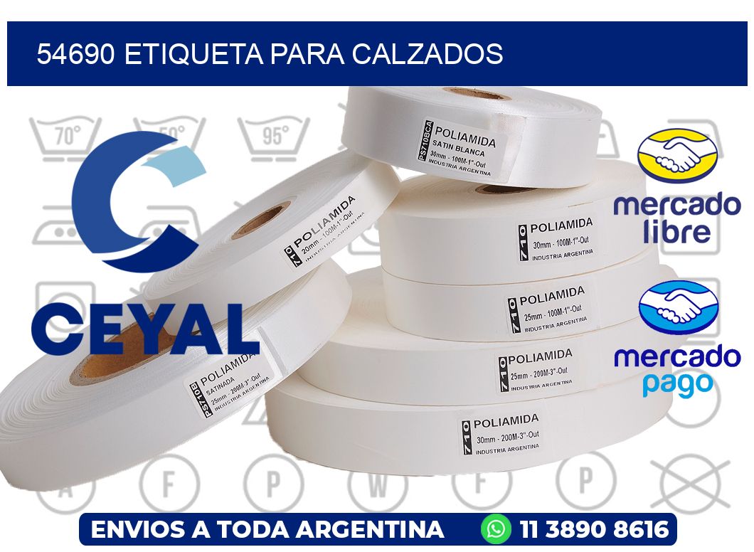 54690 Etiqueta para calzados
