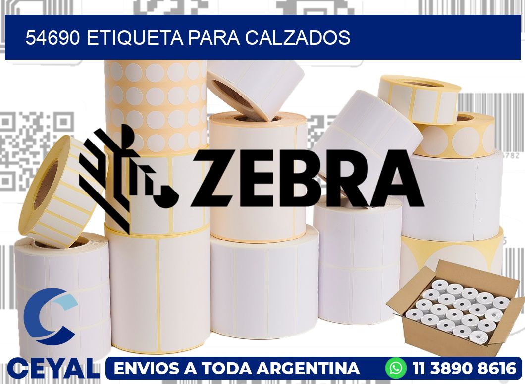 54690 Etiqueta para calzados