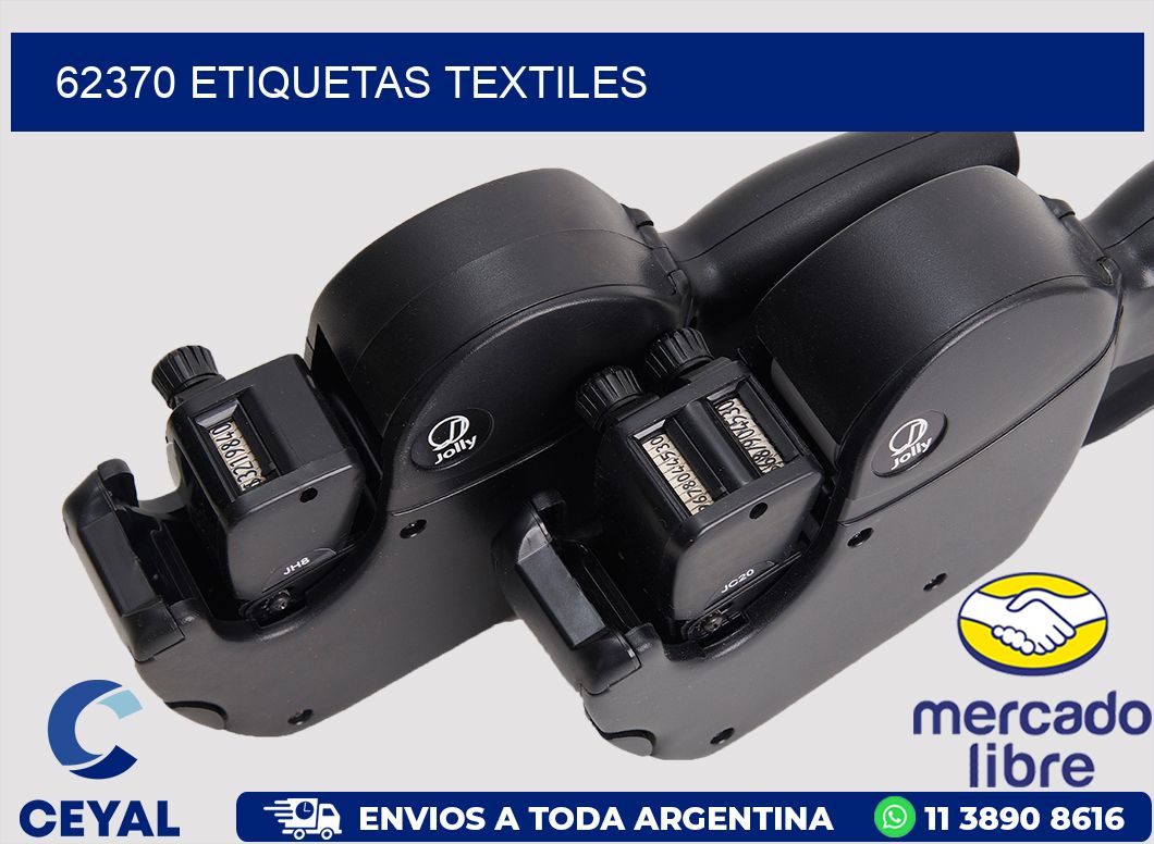 62370 etiquetas textiles