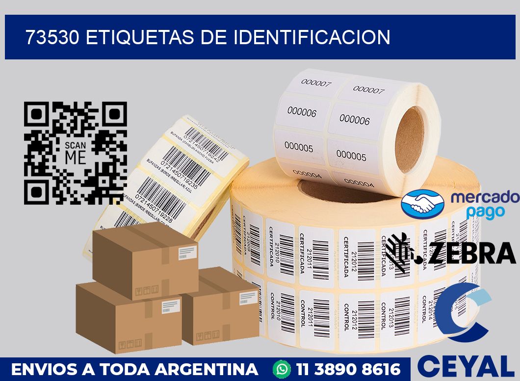 73530 Etiquetas de identificacion