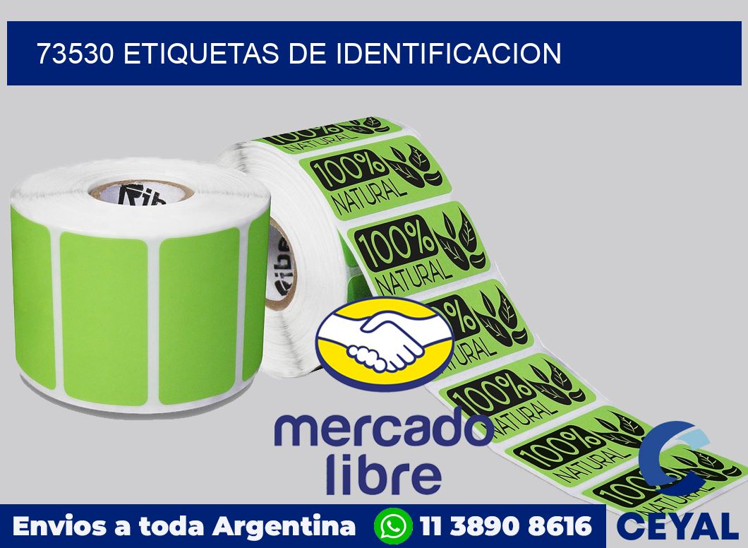 73530 Etiquetas de identificacion