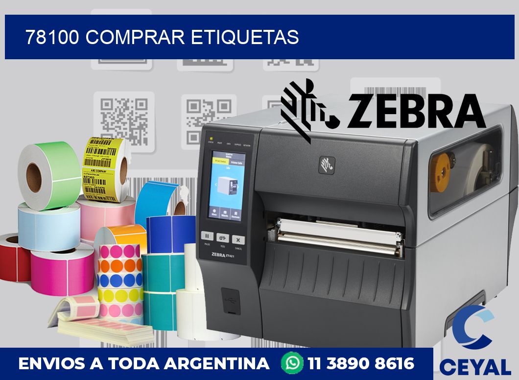 78100 comprar etiquetas