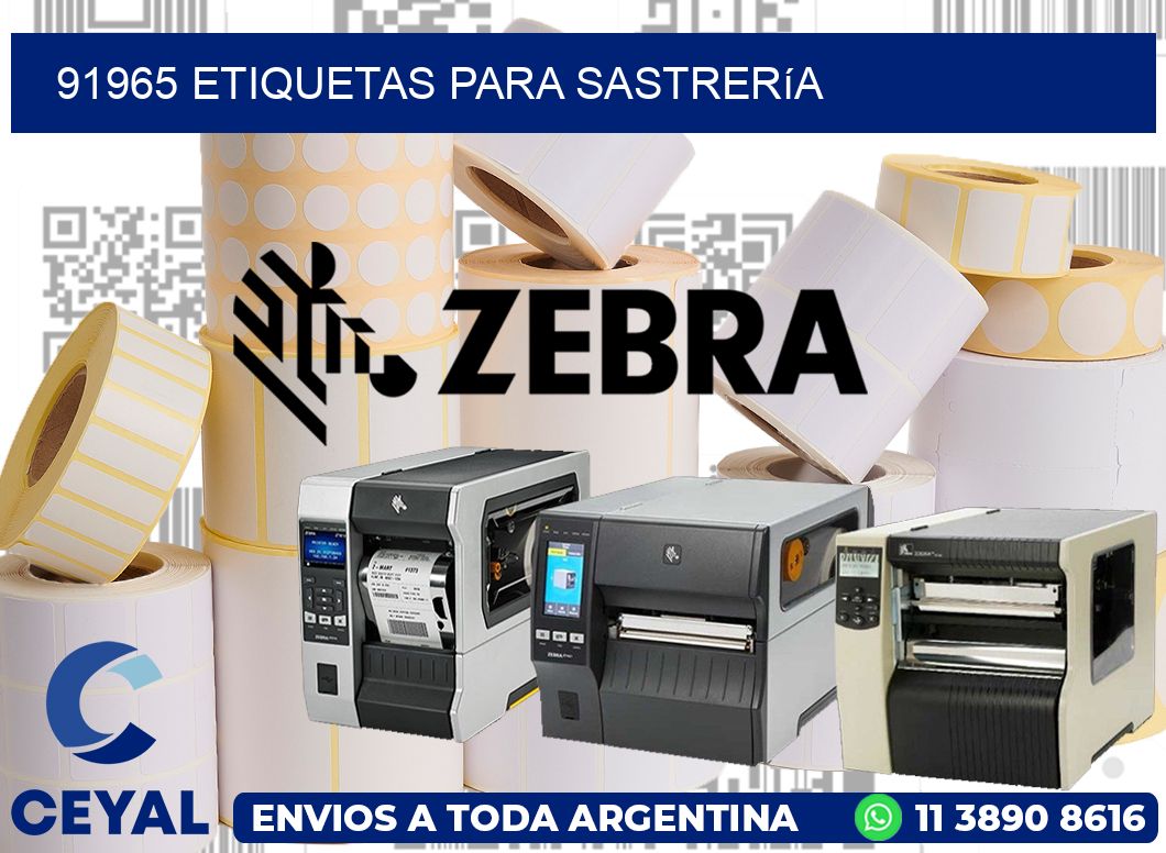 91965 Etiquetas para sastrería