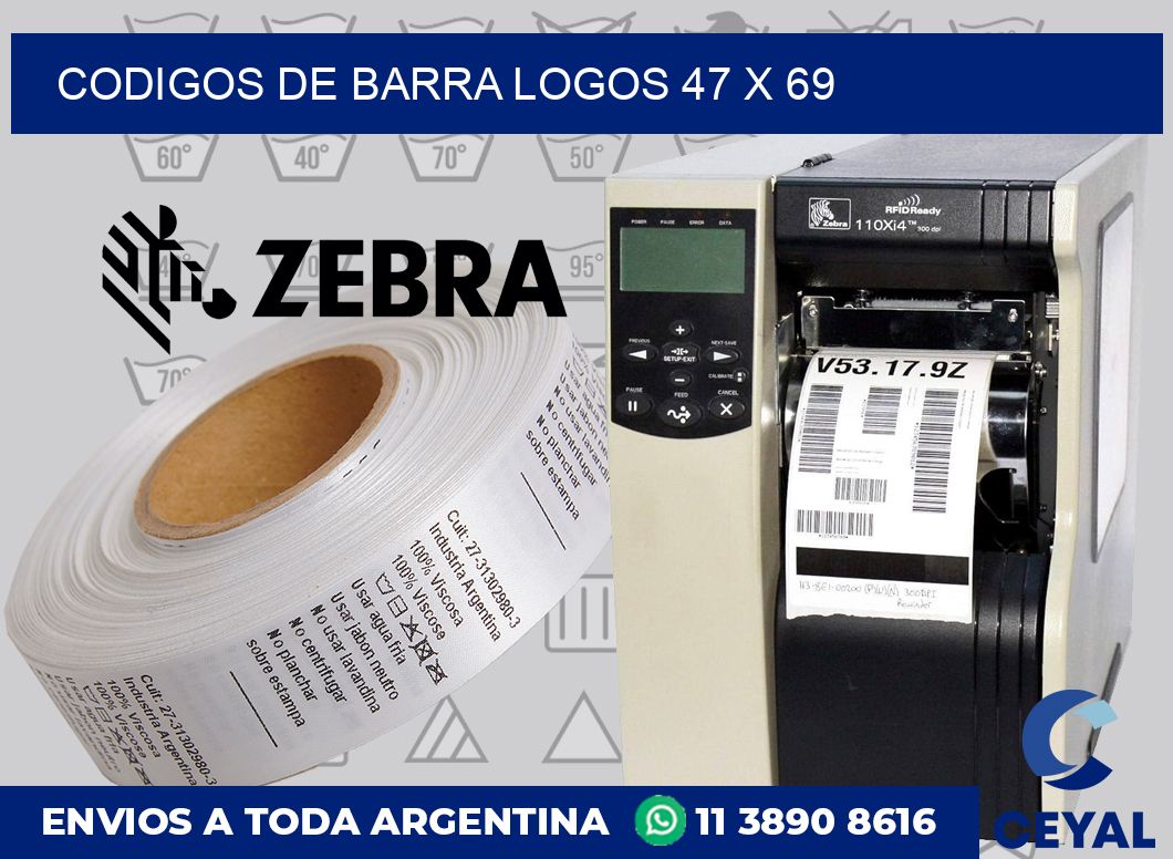 Codigos de barra logos 47 x 69