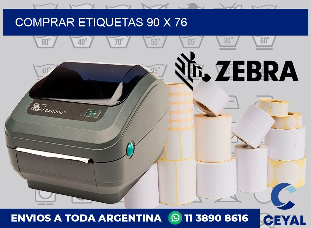 Comprar etiquetas 90 x 76