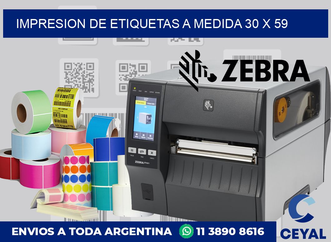 Impresion de etiquetas a medida 30 x 59