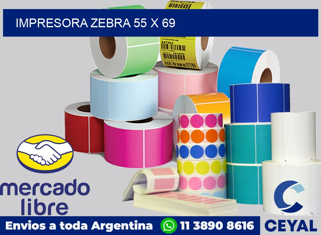 Impresora Zebra 55 x 69