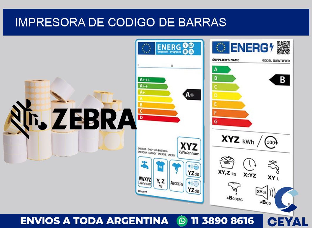 Impresora de codigo de barras
