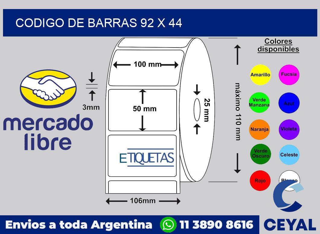 codigo de barras 92 x 44