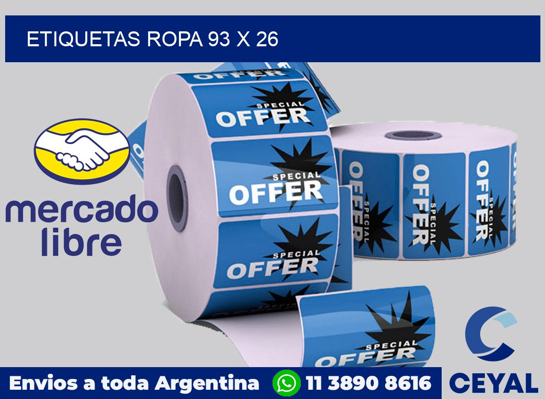 etiquetas ropa 93 x 26