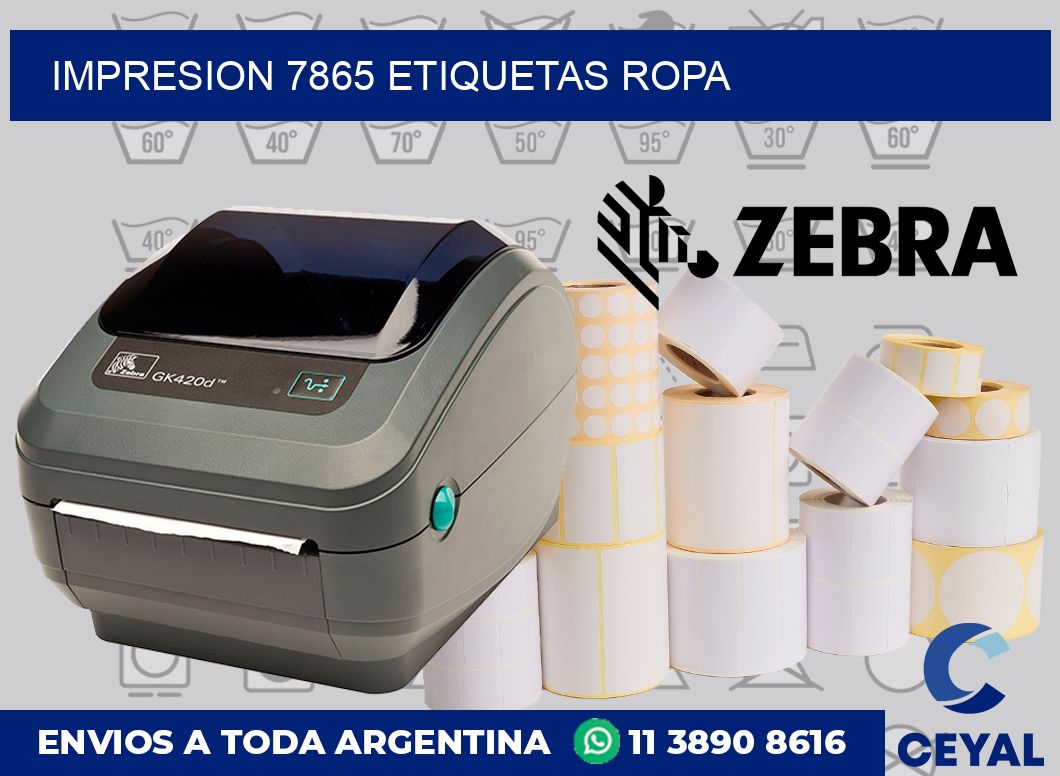 impresion 7865 etiquetas ropa