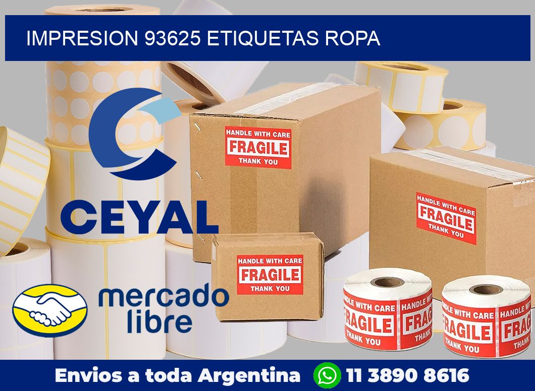 impresion 93625 etiquetas ropa