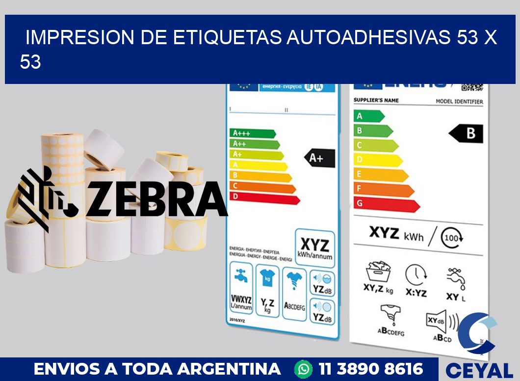 impresion de etiquetas autoadhesivas 53 x 53