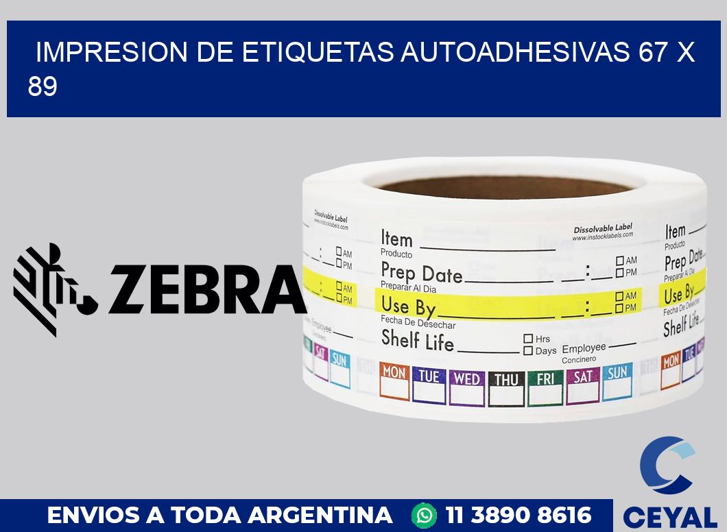 impresion de etiquetas autoadhesivas 67 x 89