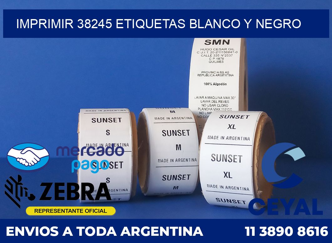 imprimir 38245 etiquetas blanco y negro