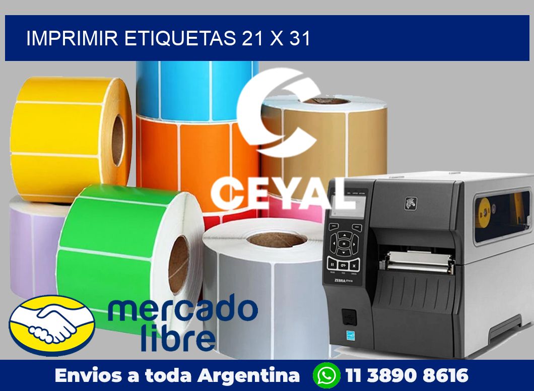 imprimir etiquetas 21 x 31