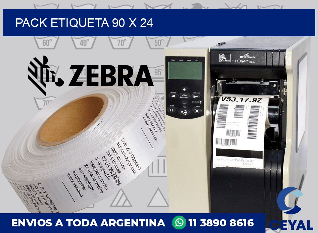 pack etiqueta 90 x 24