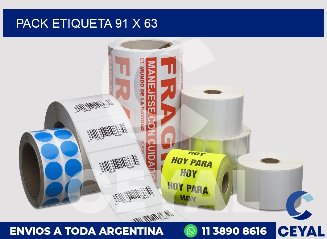 pack etiqueta 91 x 63