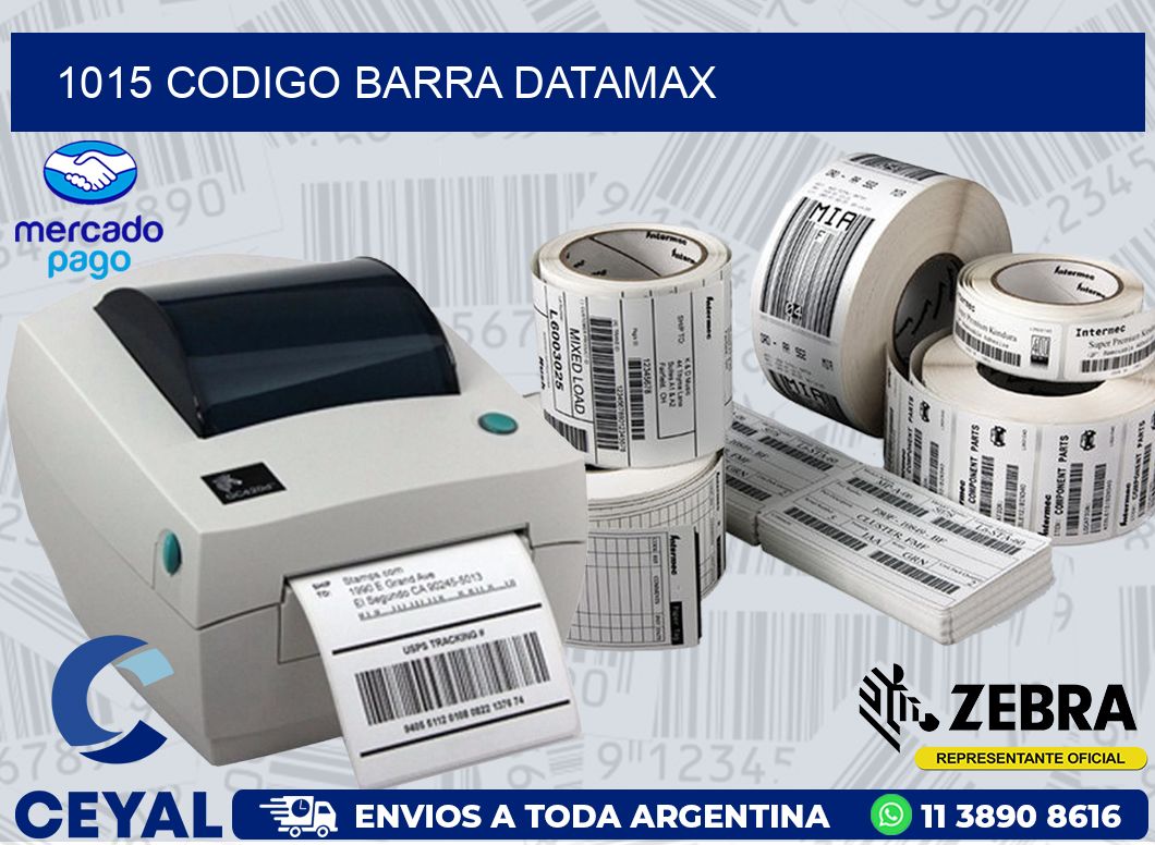 1015 CODIGO BARRA DATAMAX