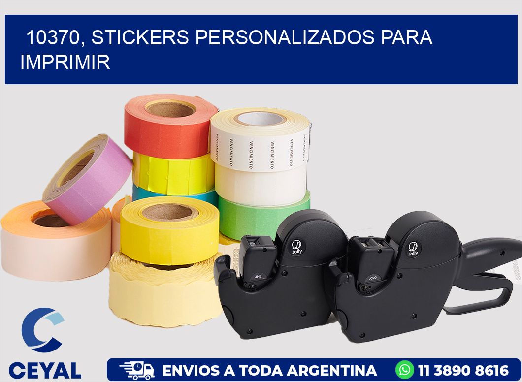 10370, stickers personalizados para imprimir