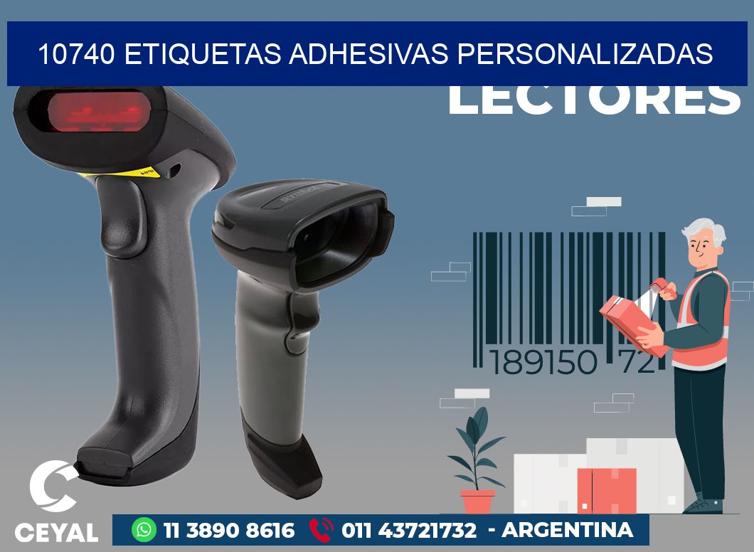 10740 ETIQUETAS ADHESIVAS PERSONALIZADAS