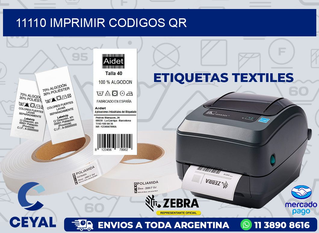 11110 IMPRIMIR CODIGOS QR