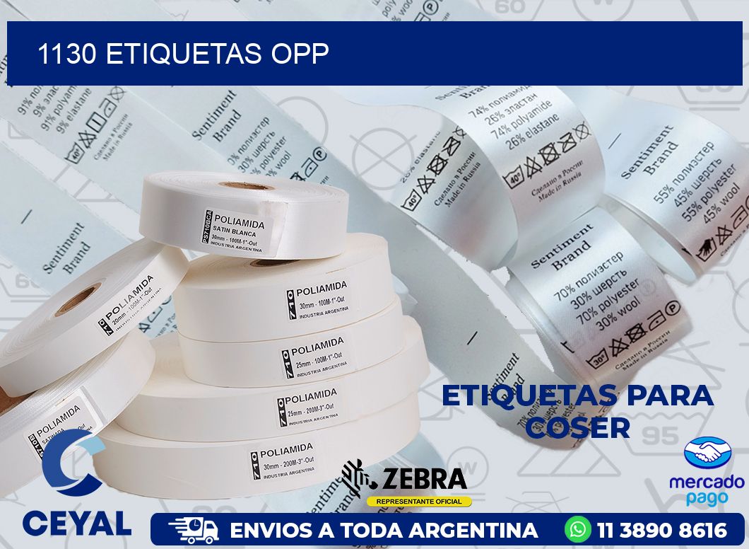 1130 ETIQUETAS OPP