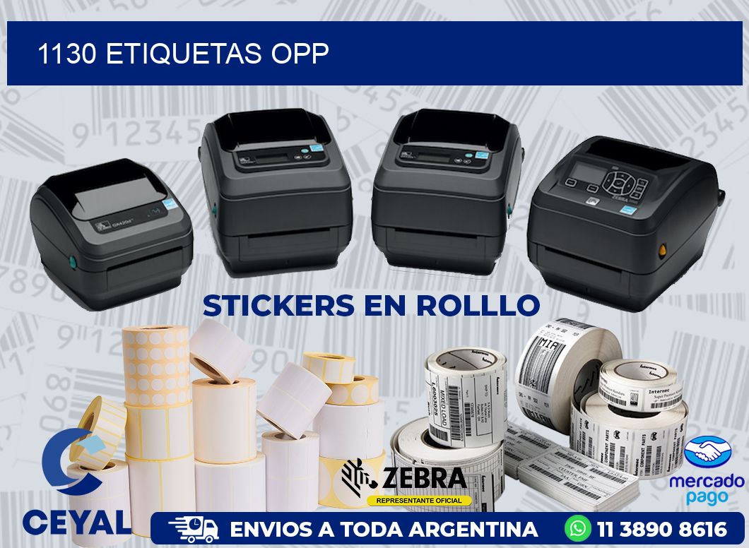 1130 ETIQUETAS OPP