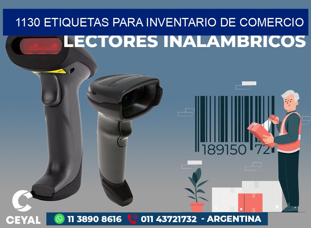 1130 ETIQUETAS PARA INVENTARIO DE COMERCIO