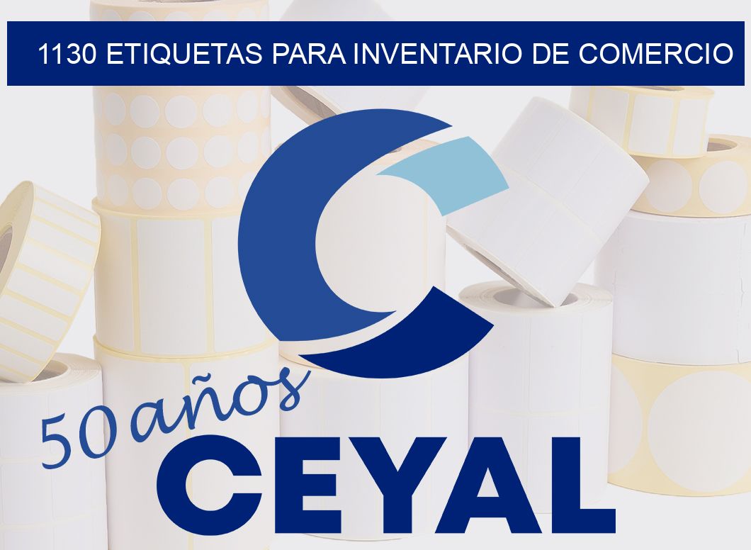 1130 ETIQUETAS PARA INVENTARIO DE COMERCIO