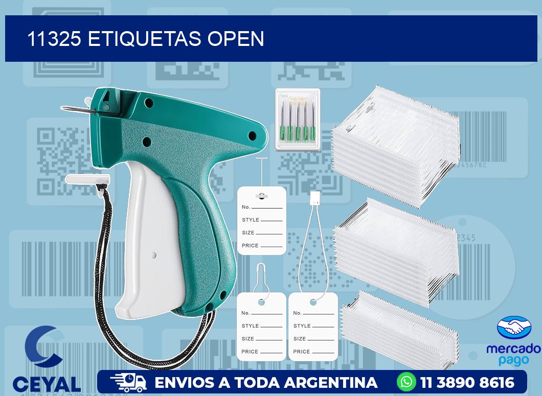 11325 ETIQUETAS OPEN