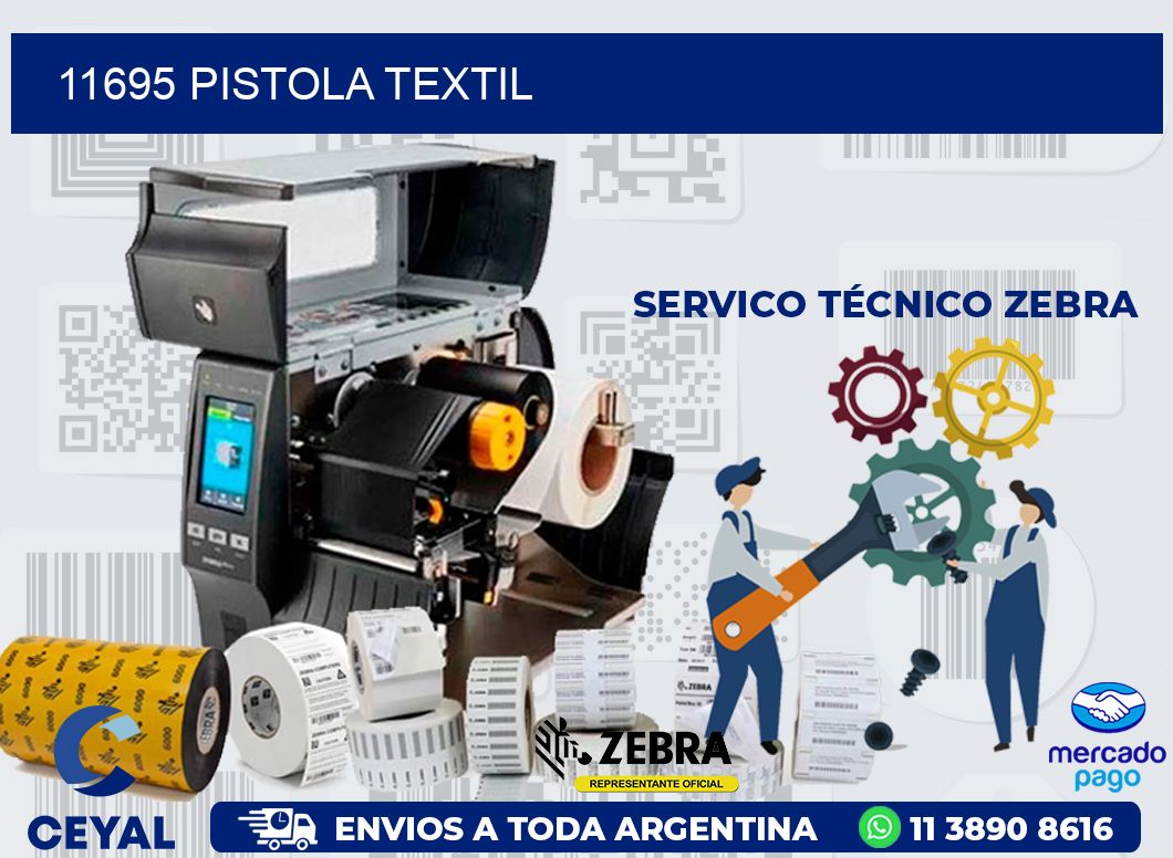 11695 PISTOLA TEXTIL