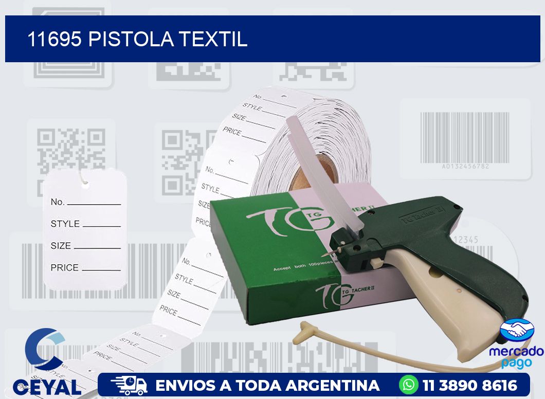 11695 PISTOLA TEXTIL