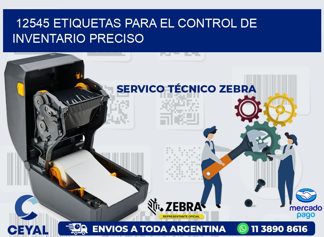 12545 ETIQUETAS PARA EL CONTROL DE INVENTARIO PRECISO