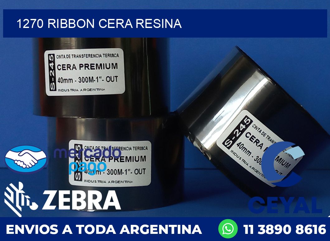 1270 RIBBON CERA RESINA