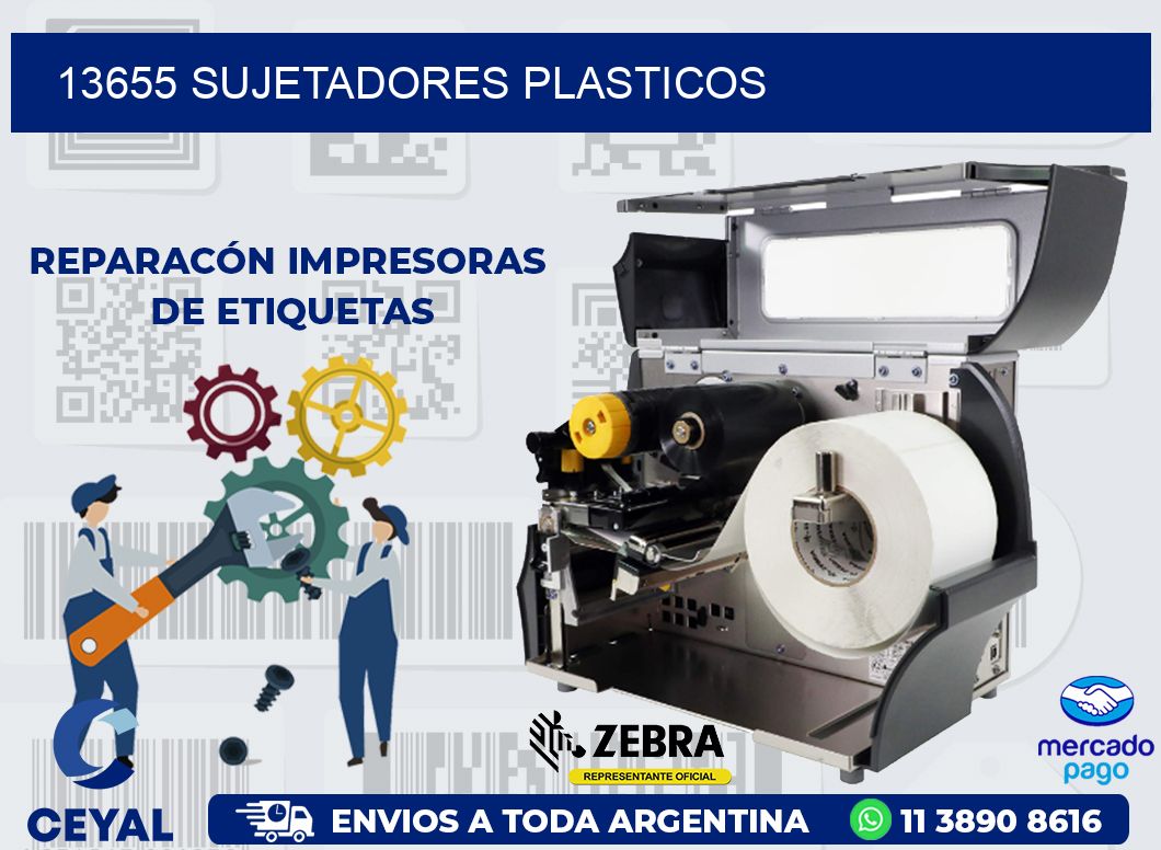 13655 SUJETADORES PLASTICOS