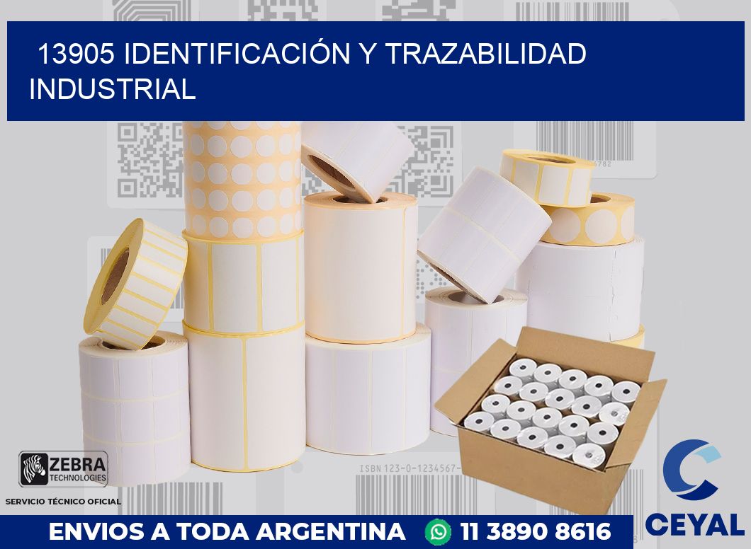 13905 IDENTIFICACIÓN Y TRAZABILIDAD INDUSTRIAL