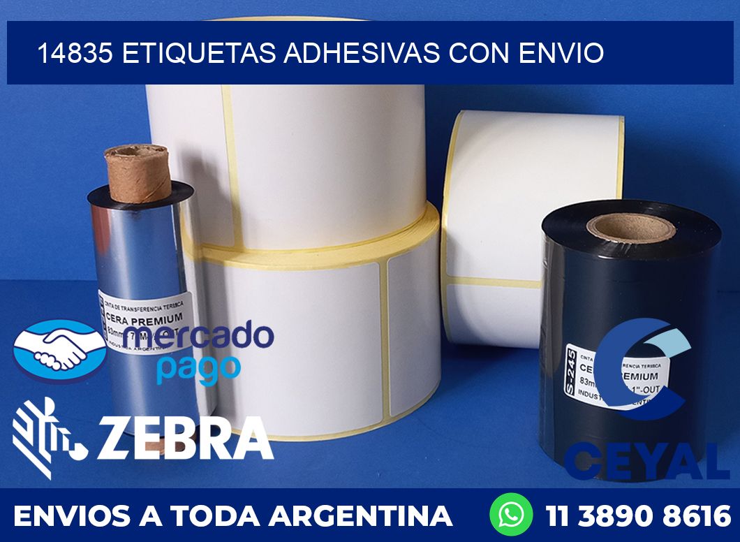 14835 ETIQUETAS ADHESIVAS CON ENVIO