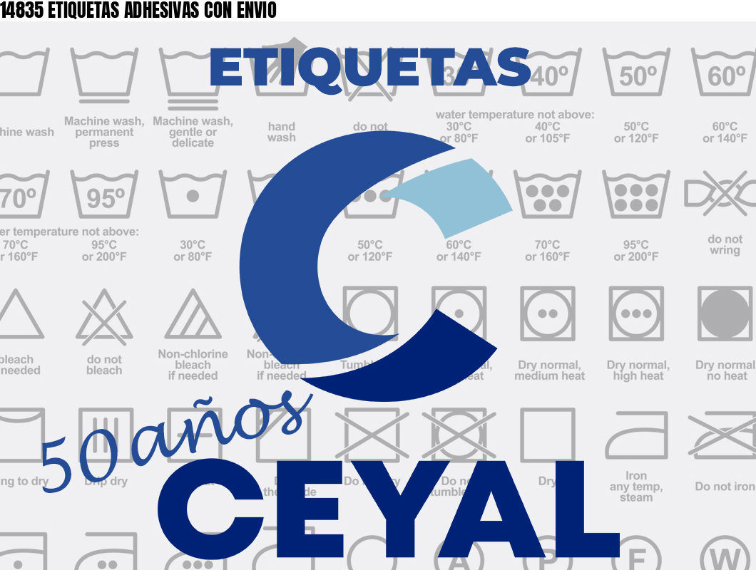 14835 ETIQUETAS ADHESIVAS CON ENVIO