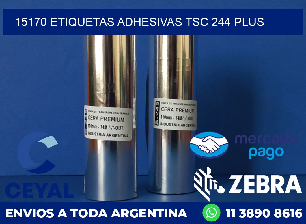 15170 ETIQUETAS ADHESIVAS TSC 244 PLUS