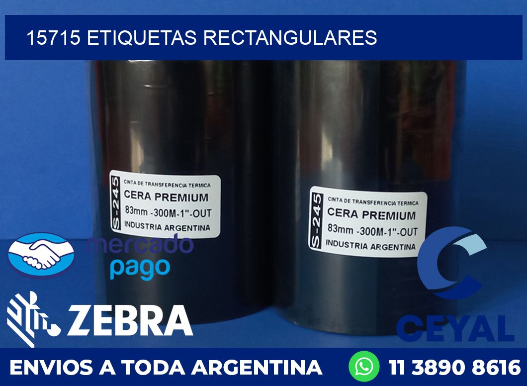 15715 ETIQUETAS RECTANGULARES